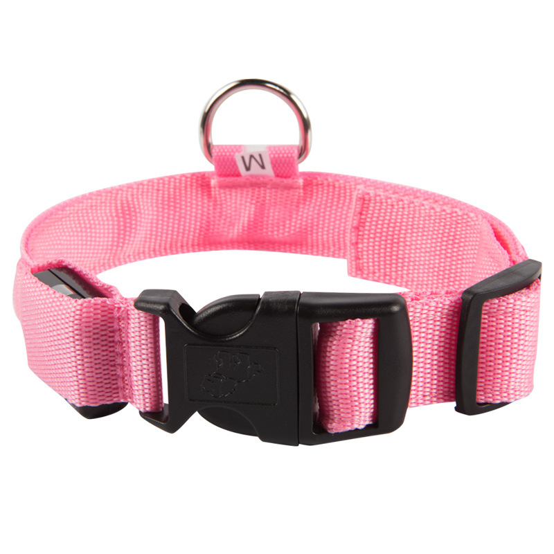 New Pet Led Cat Collar Waterproof Usb Rechargeable Nylon Flashing Light Up Led Dog Collar — image 14