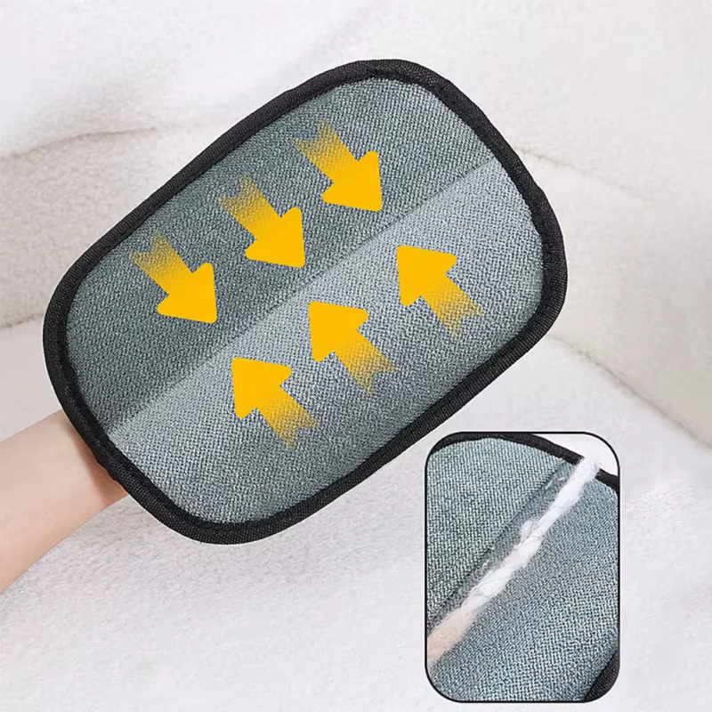 3pcs Pet Grooming Cleaning Glove Double-Sided Washing Dog Cat Glove Self Cleaning Hair Remover Massage Brush Cats Accessories — image 3