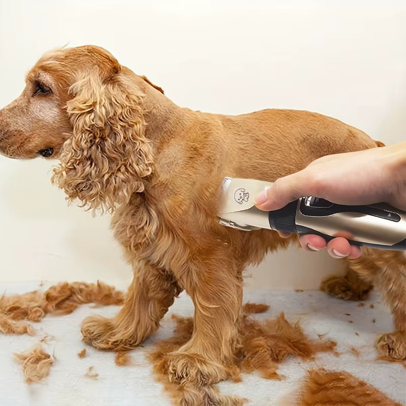 Pet Hair Trimmer Kit Electric Precision Clippers Perfect for Professional Grooming at Home, Ideal for Dogs and Cats — image 1