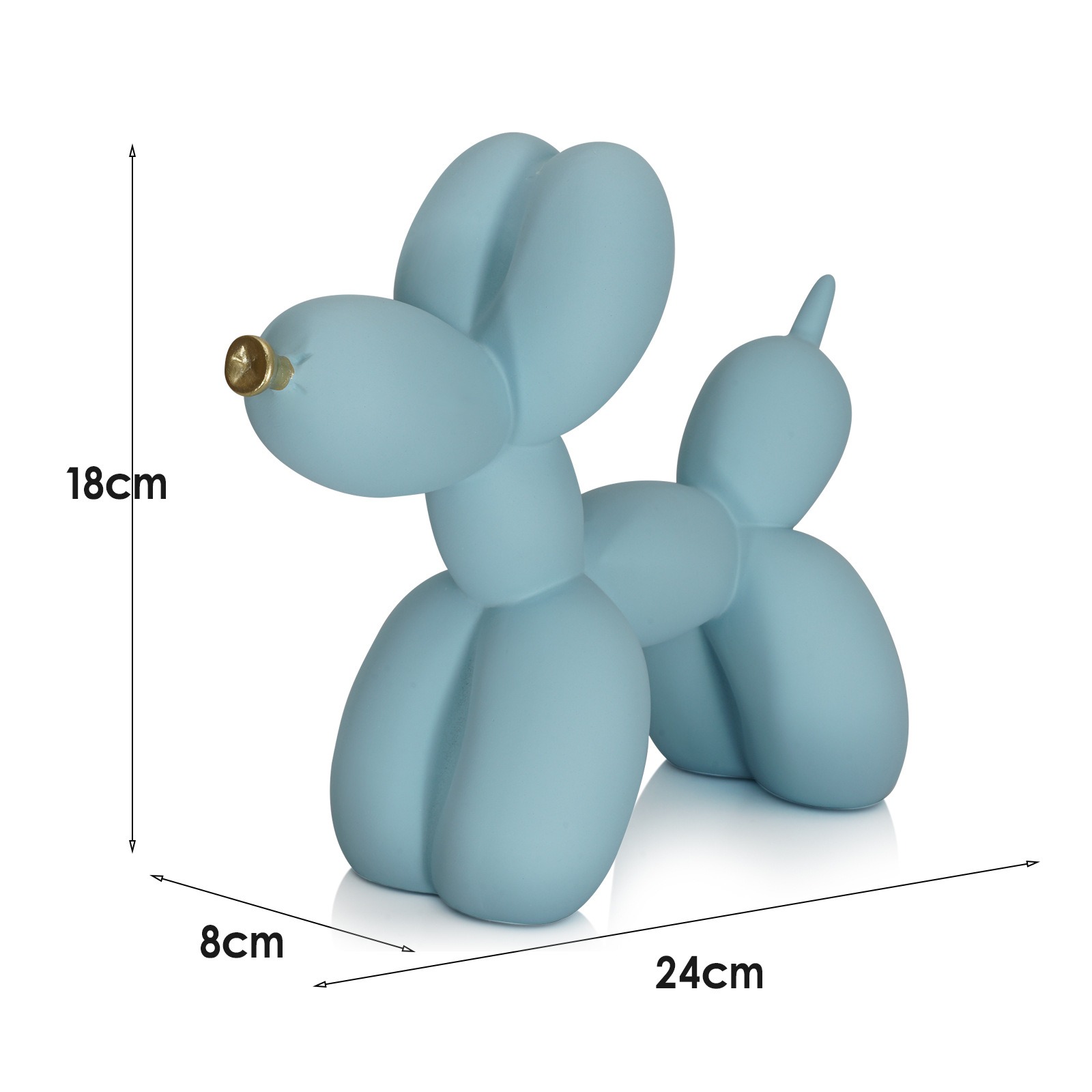 Perro de globo azul decorativo para el hogar simple — imagen 2