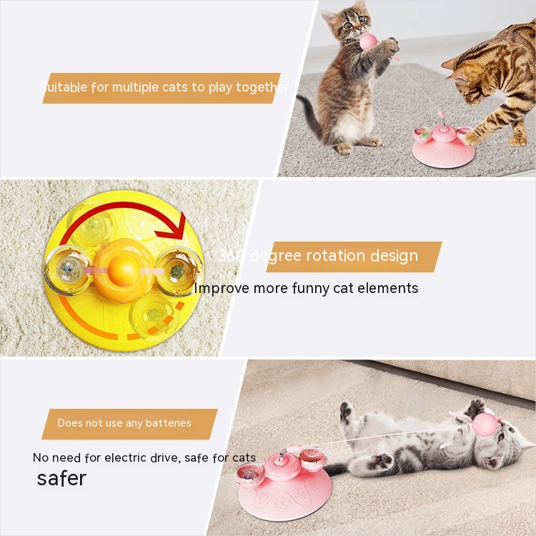Juguetes de Estimulación para Gatos - Teaser con Donut para Reducir Aburrimiento — imagen 2