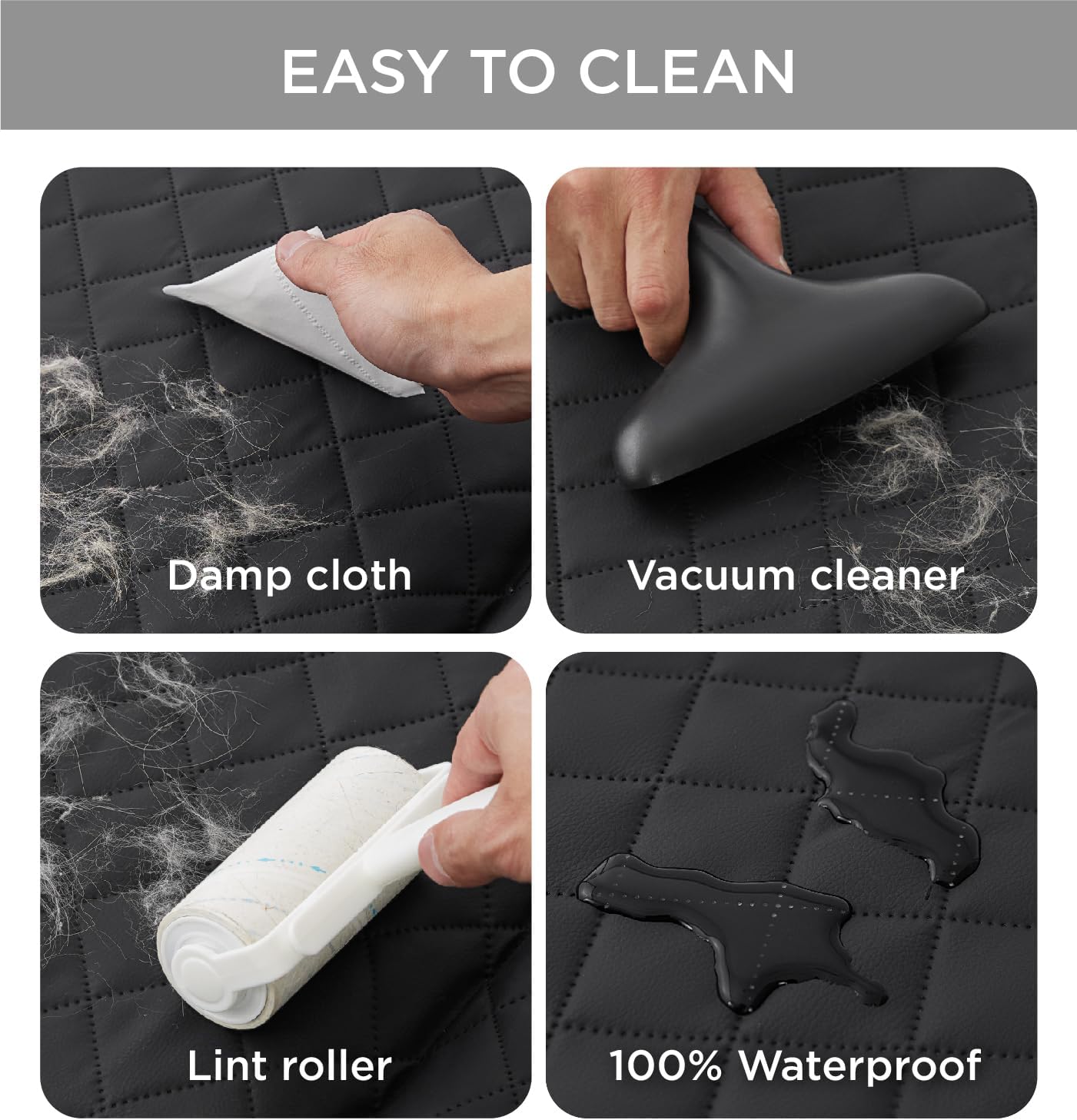 Cubierta para Perro de Autos - Extensión de Asiento Trasero con Capa Dura y 8 Capas de Materiales Premium — imagen 6
