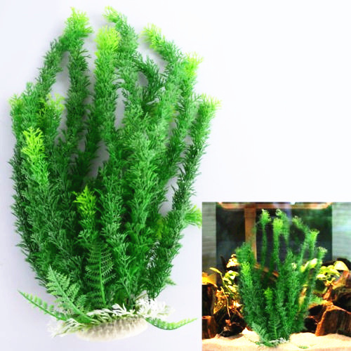 Ornamento de planta de simulación para pecera de acuario — imagen 3