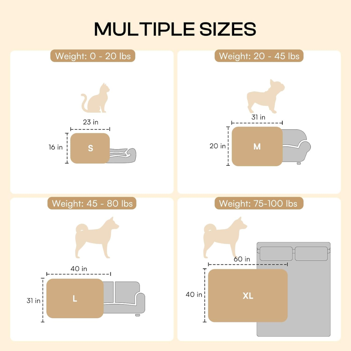 3 Mantas Súper Suaves y Esponjosas de Vellón Premium para Perros, Mantas para Cachorros y Gatos, Frazada de Franela Cálida para Dormir — imagen 6