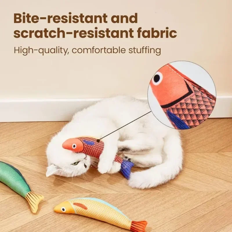 Cat toys catnip fish teeth grinding bite resistant — image 5