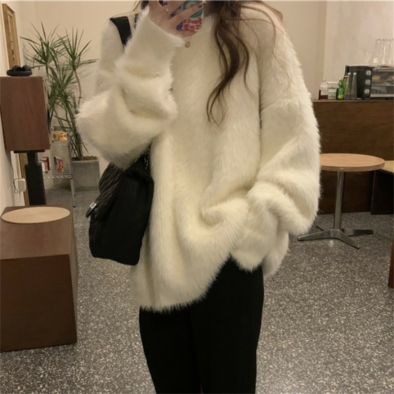 Premium mink fur sweater for women — image 8