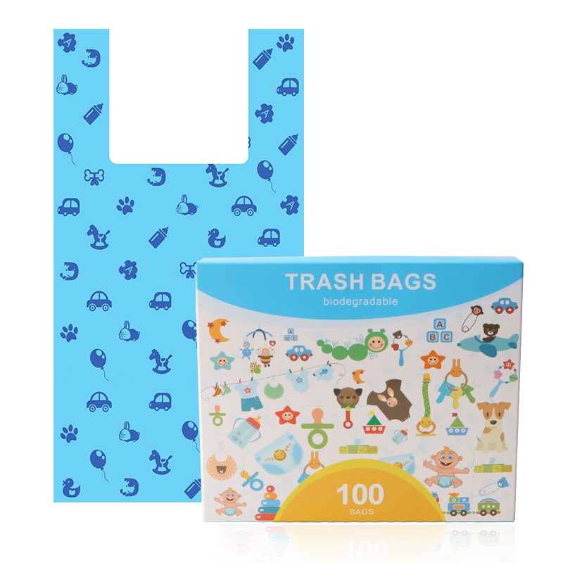 Vestido de bolsa de basura para mascotas biodegradable — imagen 1