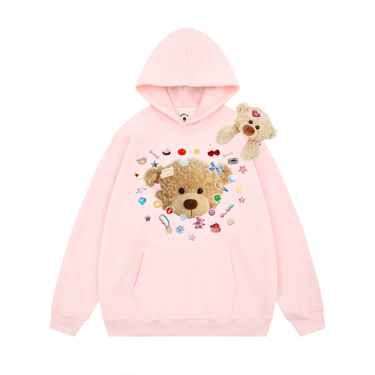 Little Bear Printed Hanging Hoodie — image 4