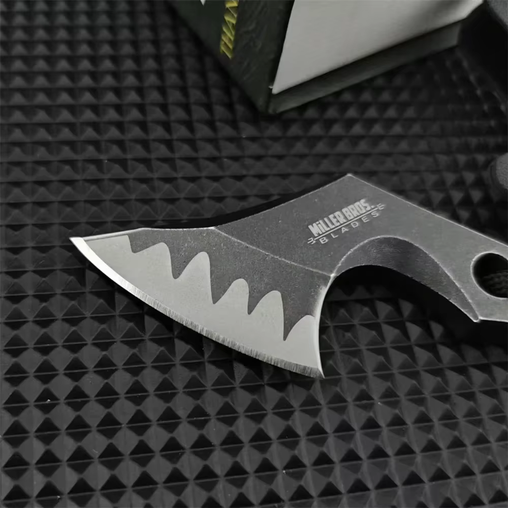 High-quality Miller Compact Axe-Style Fixed Blade Knife with D2 Blade Versatile Outdoor, Camping Fishing Tool Perfect As A Hol — image 3