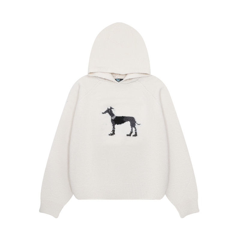 Simple puppy jacquard sweater — image 2