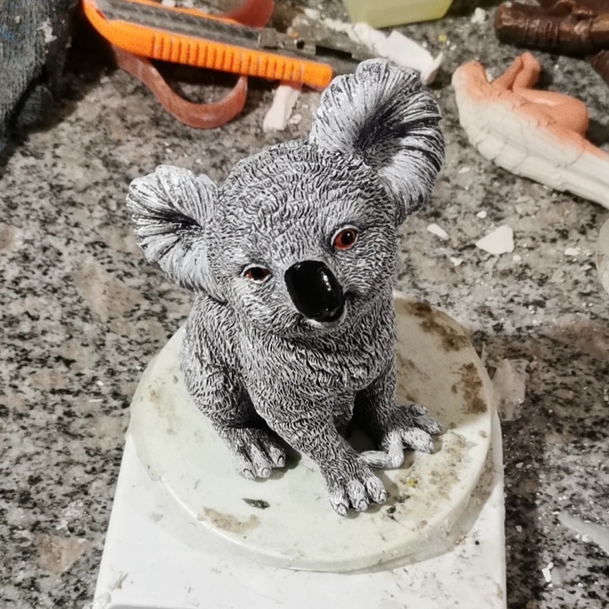 Jungle Koala Grey Courtyard Design Cute — image 3