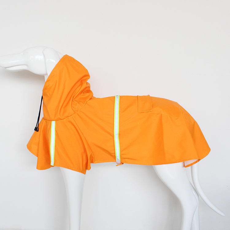 Chaquetón para Perros Grande - Estilo Poncho con Cinta Reflectante Impermeable y Resistente al Viento — imagen 6