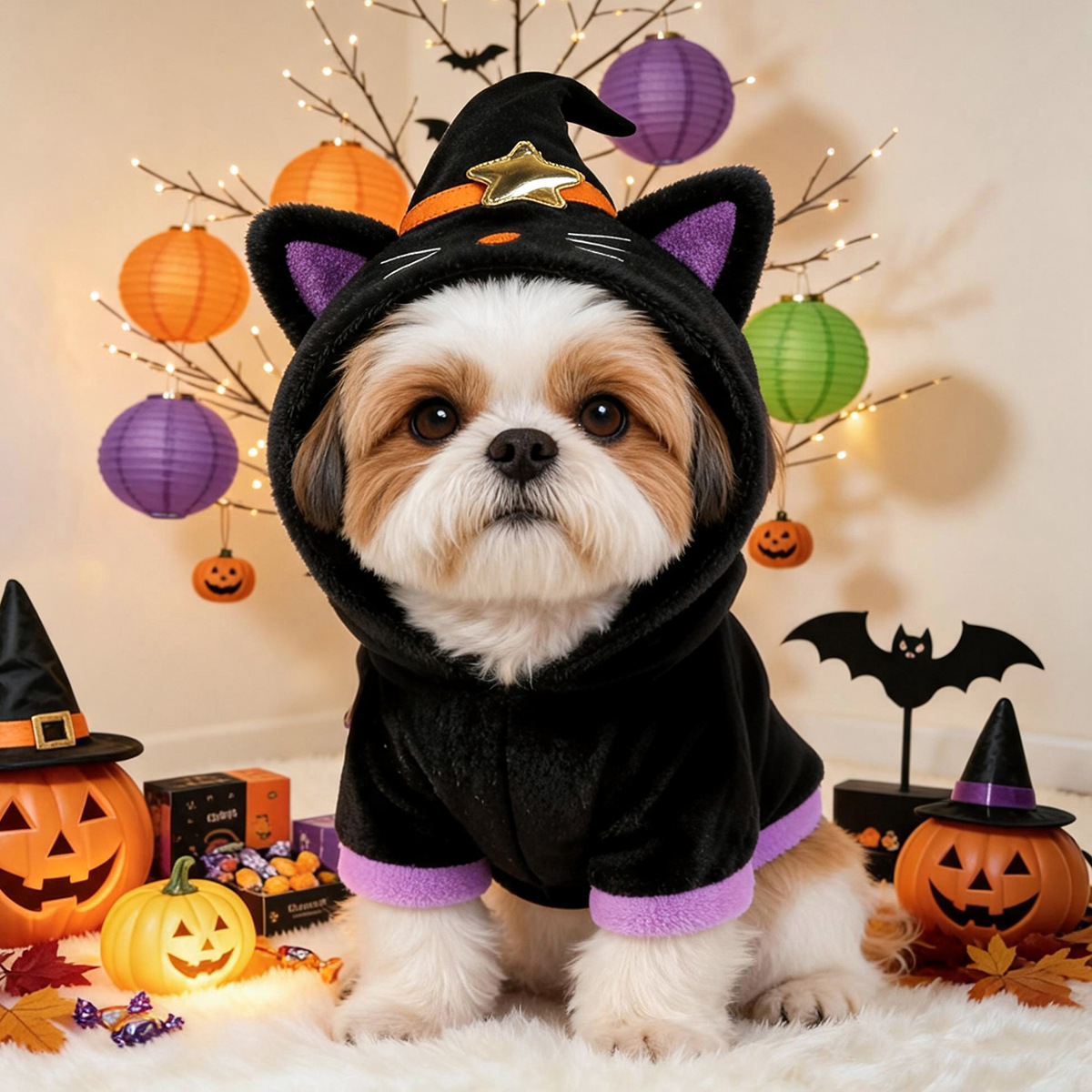 Pet Clothes Spring Autumn Small Dog Puppy Cute Pet Festival Atmosphere Costume Halloween Transformation Outfit — image 4