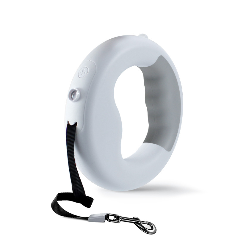 New LED Light Dog Rope Pet Automatic Retractable Leash Ring Luminous Dog Walking Rope Pet Supplies — image 7