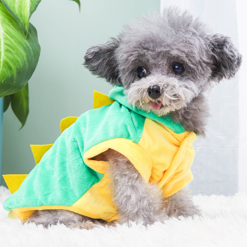 Funny Dinosaur Costume Pet Clothes Teddy Clothes Dog Clothes Cat Pet Supplies — image 2