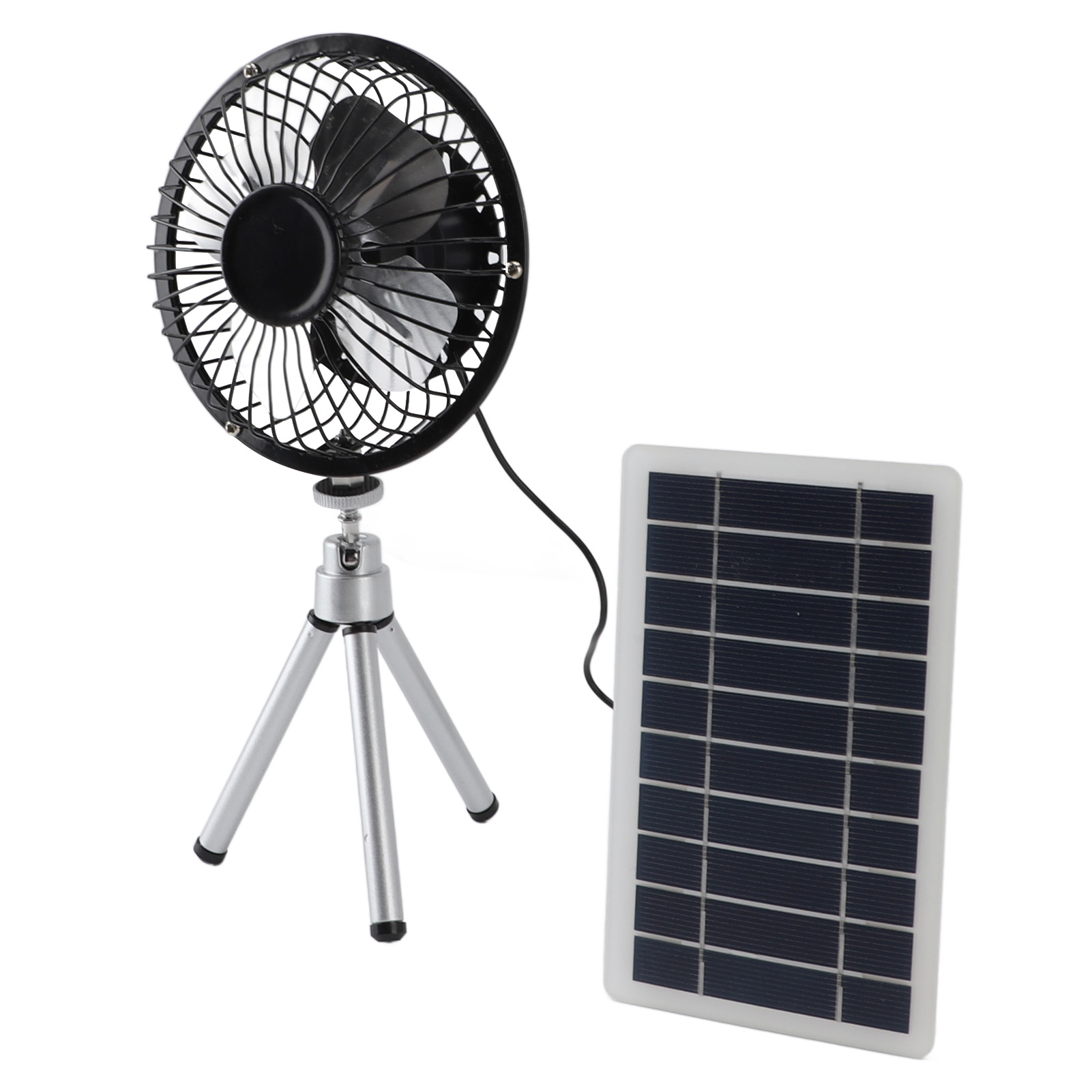 Kit de Ventilador Solar con Paneles Monocristalinos de Silicio de 10W para Hogares de Mascotas, Galineros y RV con Soporte — imagen 5