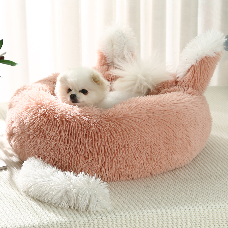 Cat Litter Dog Litter Rabbit Ears Pet Litter Dog Bed Winter Warm Mat Dog Mat Pet Supplies — image 2