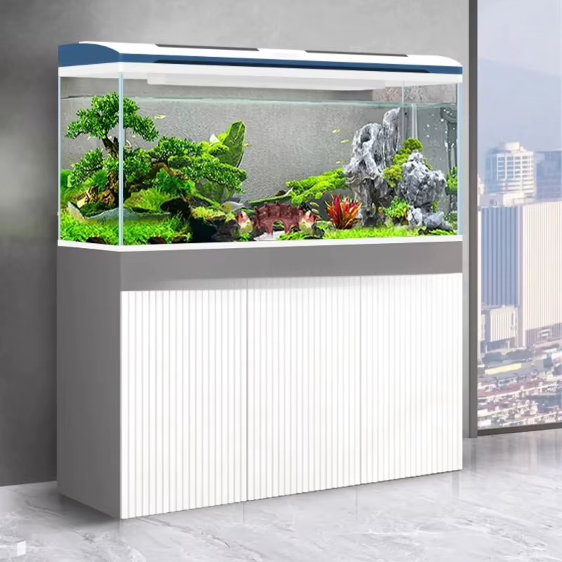B7- fish tank household living room large arowana small and medium-sized large aquarium water-free ecology — image 1