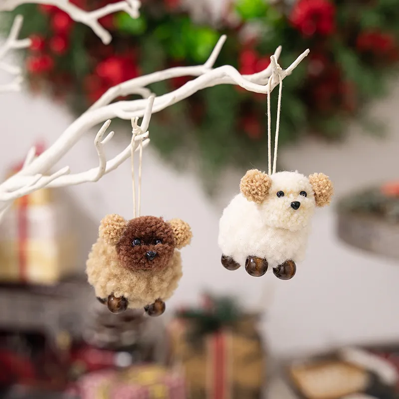 2-Piece Fuzzy Puppy Hanging Widget — image 1