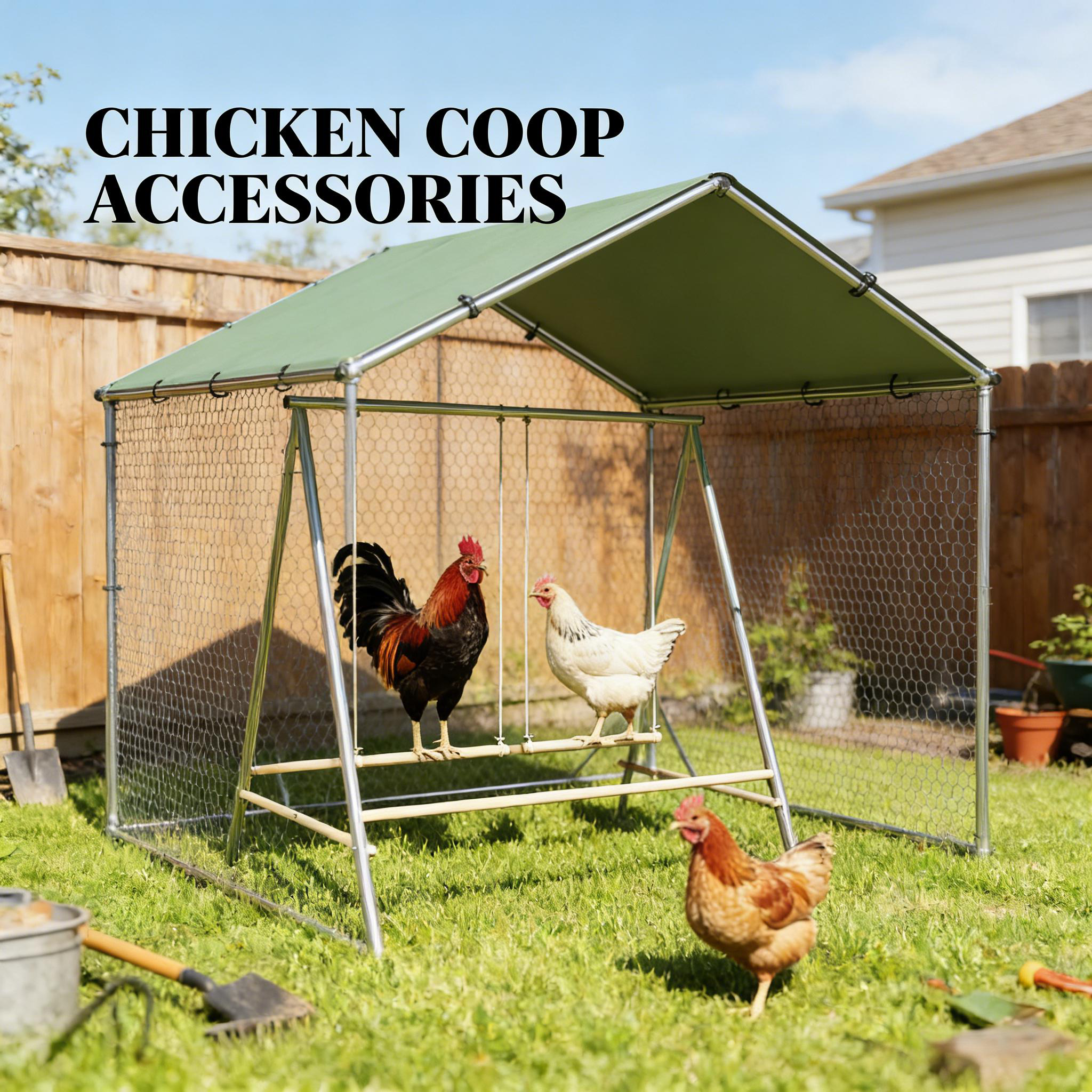 Coop Accessories, Chicken Perch For Coop, Chicken Roosting Bars — image 4