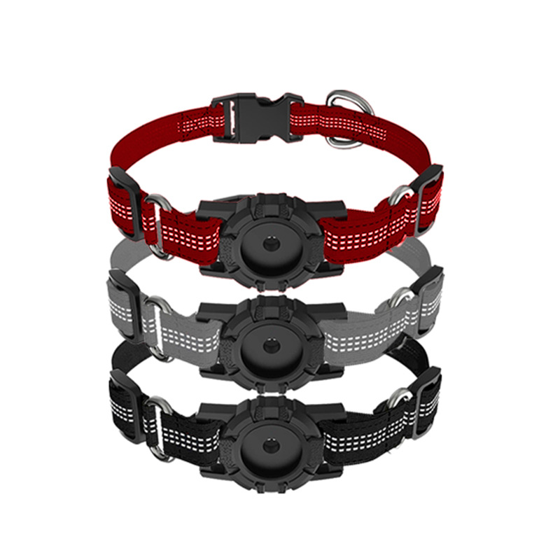 For Apple Air Tag Protective Collar Positioning Tracker Portable Anti-Lost Dog Collar Protective Cover — image 1