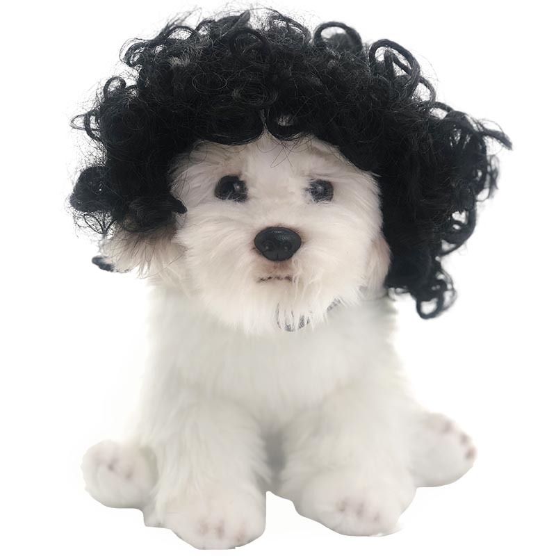 Accesorio de peluche para mascotas con pelo rizado y liso para Halloween — imagen 5