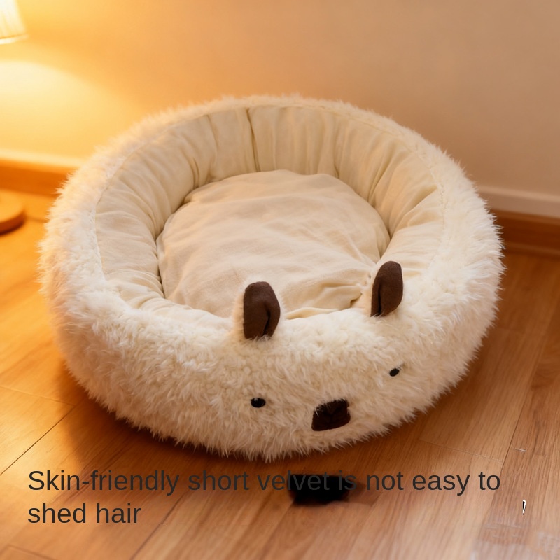 Cama de Perro para Invierno - Cuna Semi-Cerrada para Mascotas — imagen 4