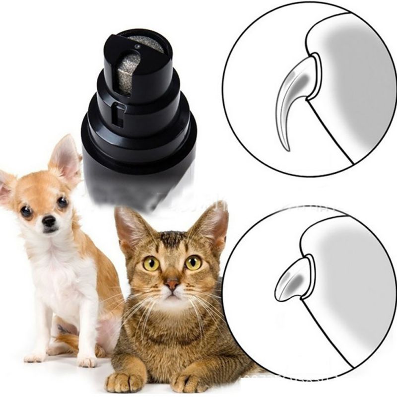Rechargeable Nails Dog Cat Care Grooming USB Electric Pet Dog Nail Grinder Trimmer Clipper Pets Paws Nail Cutter & Replaceable Diamond Bit — image 2