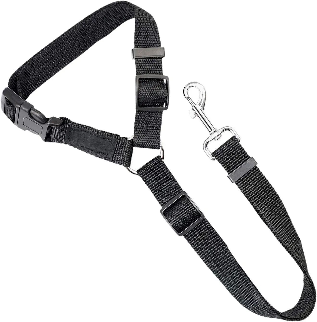 Pet dog safety belt large and medium-sized dog travel vehicle rope car safety buckle fixed rope car riding tool — image 5