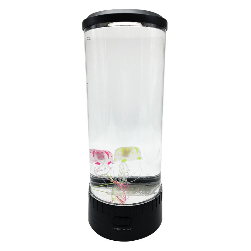 Jellyfish Water Tank Aquarium LED Lamp Color Changing Bedside for Home Bedroom Decoration Kids Gifts — image 5