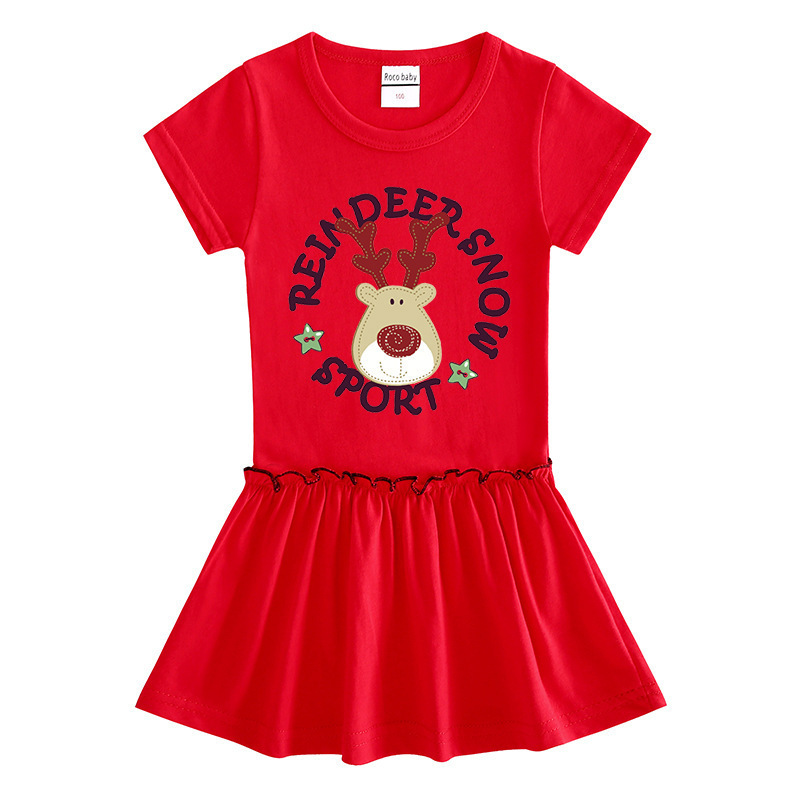 Christmas Deer Girl Dress — image 2