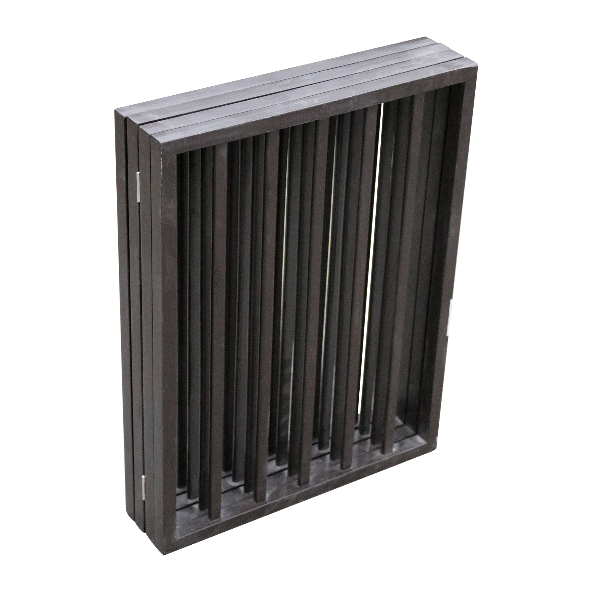 Puerta para Mascotas - Puerta de Perro para Pasillos, Escaleras o Hogar - Libre de Montaje, Plegable, Marrón Claro, Madera Curva — imagen 5