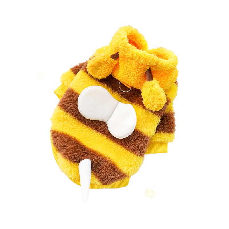 Pet clothes dog cat transformation outfit teddy bear fighting cat plush toy — image 1