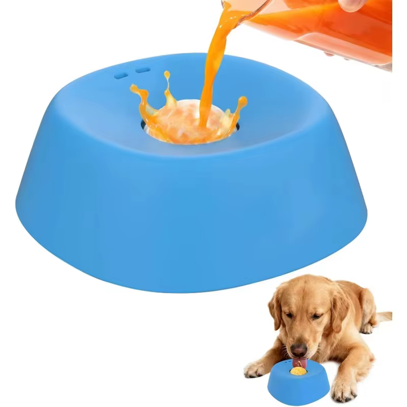 Bocazos Líquidos Lentos para Perros con Base Antideslizante en forma de Hueso de Osso Anti-Deslizantes y Anti-Estrangulación Saludables — imagen 6