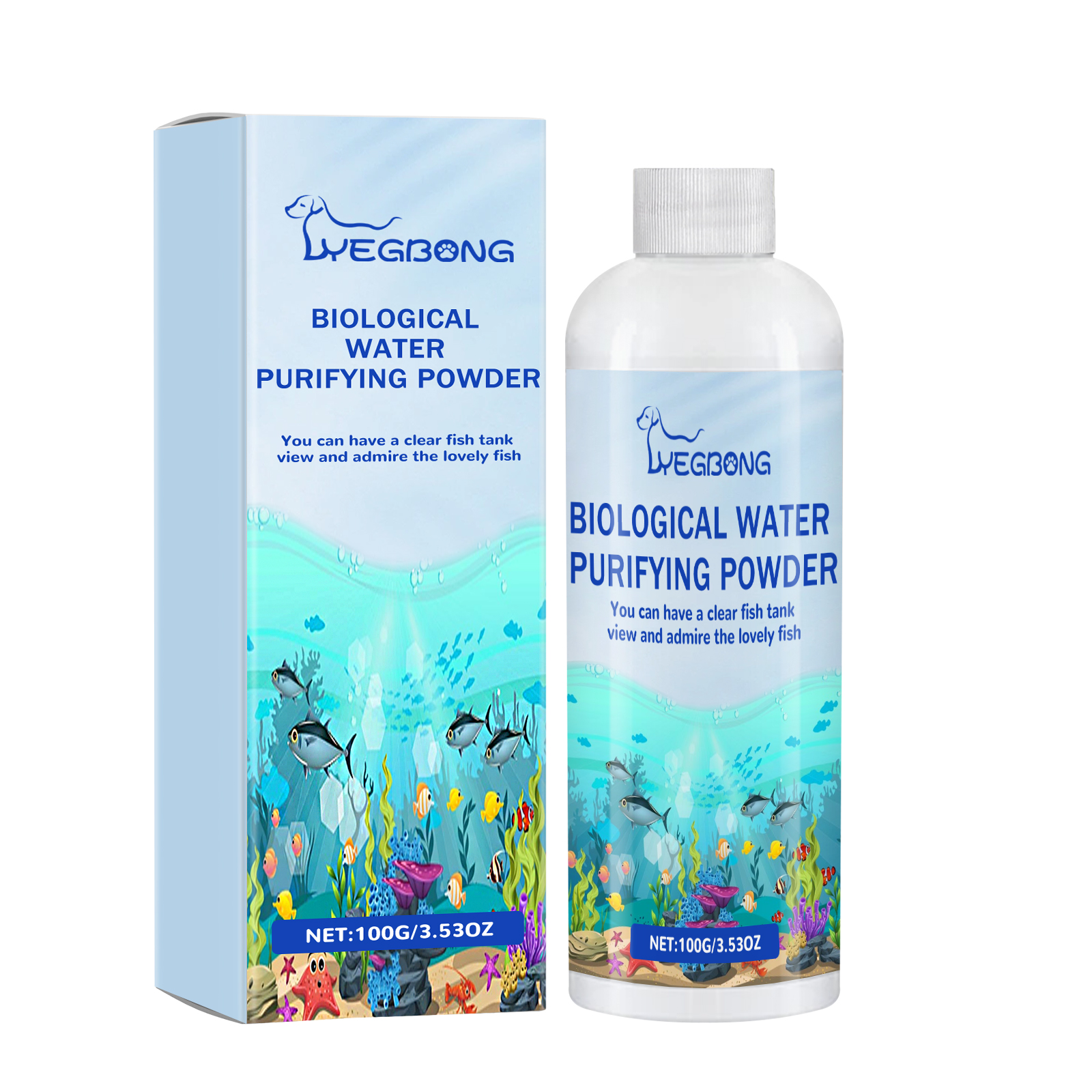 Purificador de Agua para Acuario Elimina Algas y Descomposición - Poder Instantáneo de Claridad — imagen 1