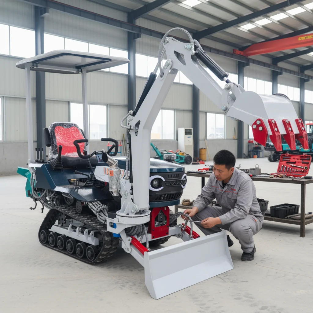 Tractor de Rodaje Agrícola Personalizable 50CV Equipo Multifuncional para Uso Intenso — imagen 1