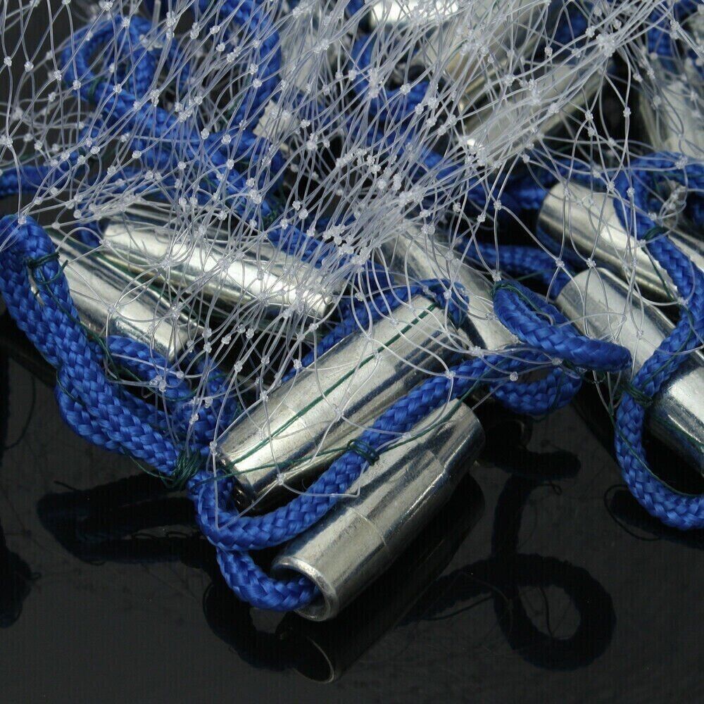 Red de Pescar para Cazar con Red de Pesca Manual Fácil Lanzamiento Fuerte Malla Nylon USA — imagen 21