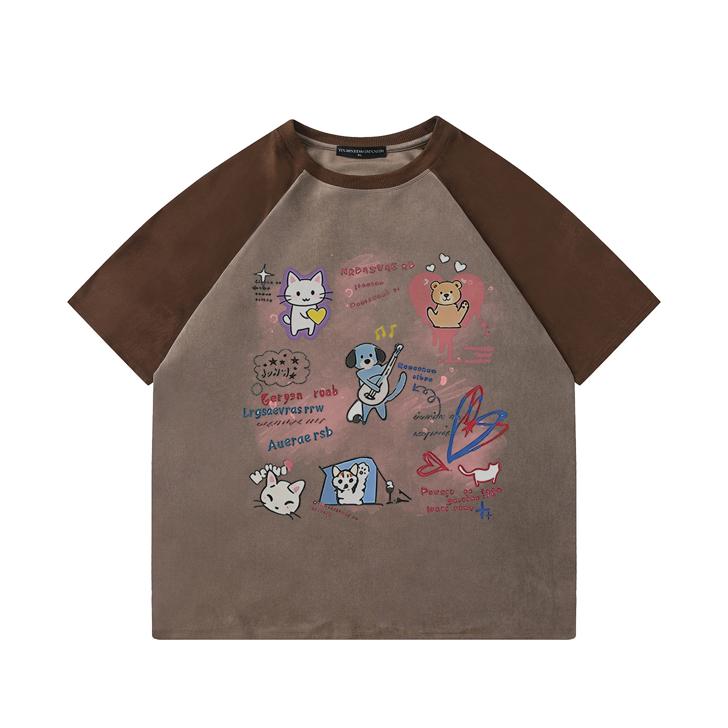 Cute Pet Band Printed Short Sleeves — image 4