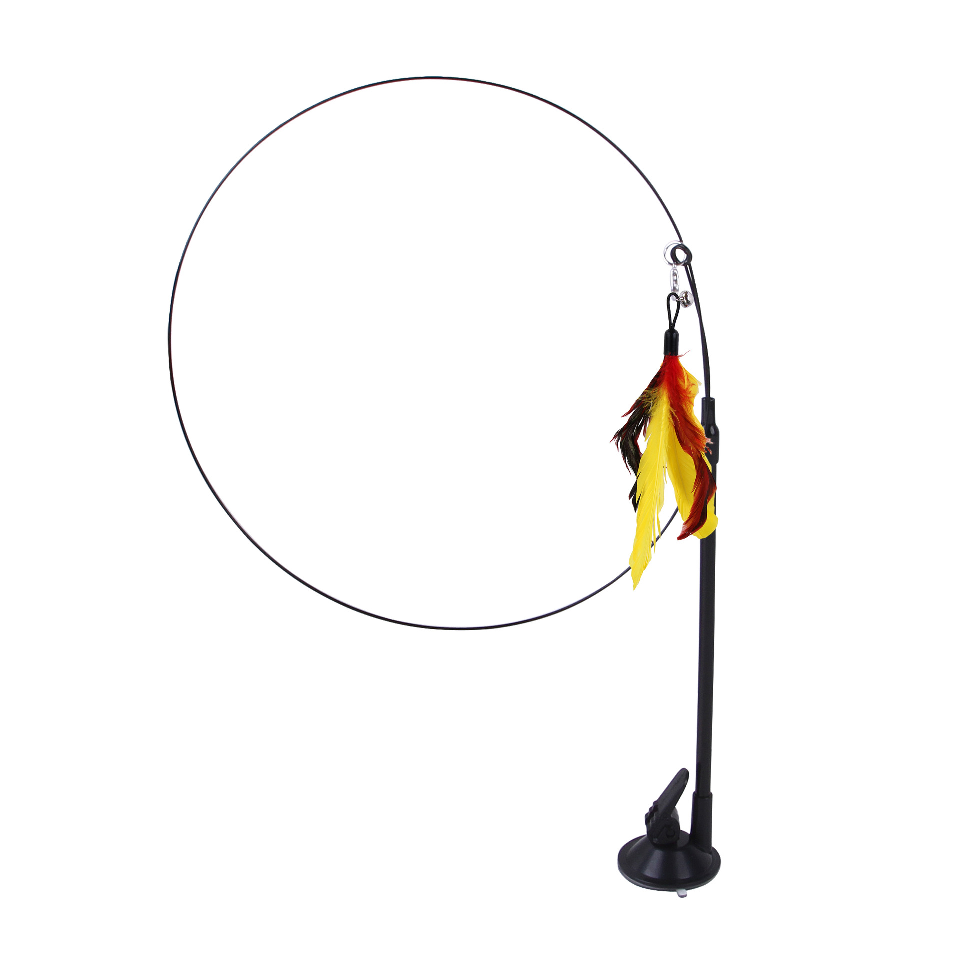 Palito de juguete para gatos con sujeción por cable de acero, intercambiable y con varias cabezas — imagen 15