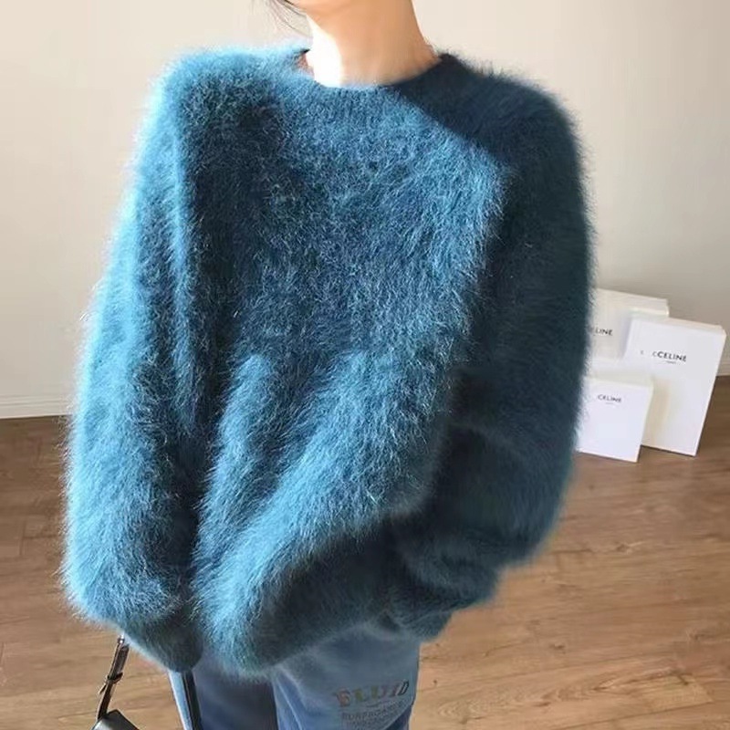 Premium mink fur sweater for women — image 1