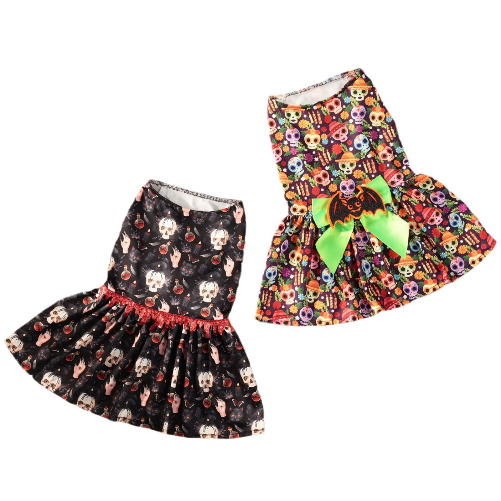 Halloween Pet Dog Costume Skull Bat Blood Drop Dress — image 6