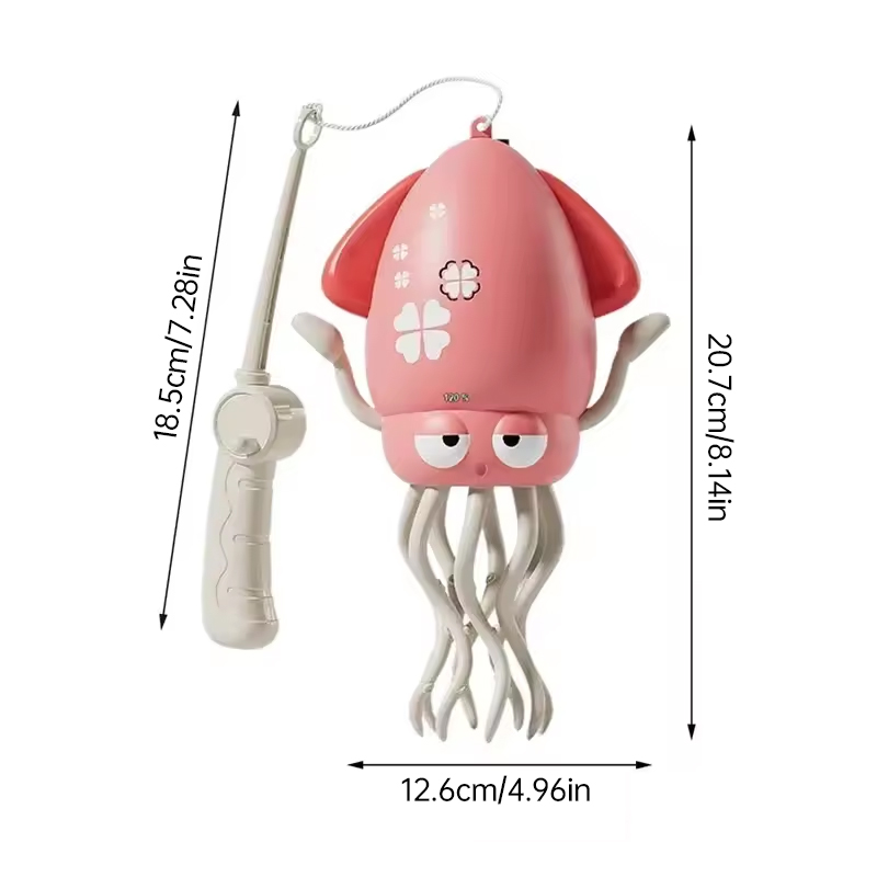 Creative Dancing Squid: auto-sense, obstacle-avoid e-pet with music, lights, rechargeable & interactive gift — image 1