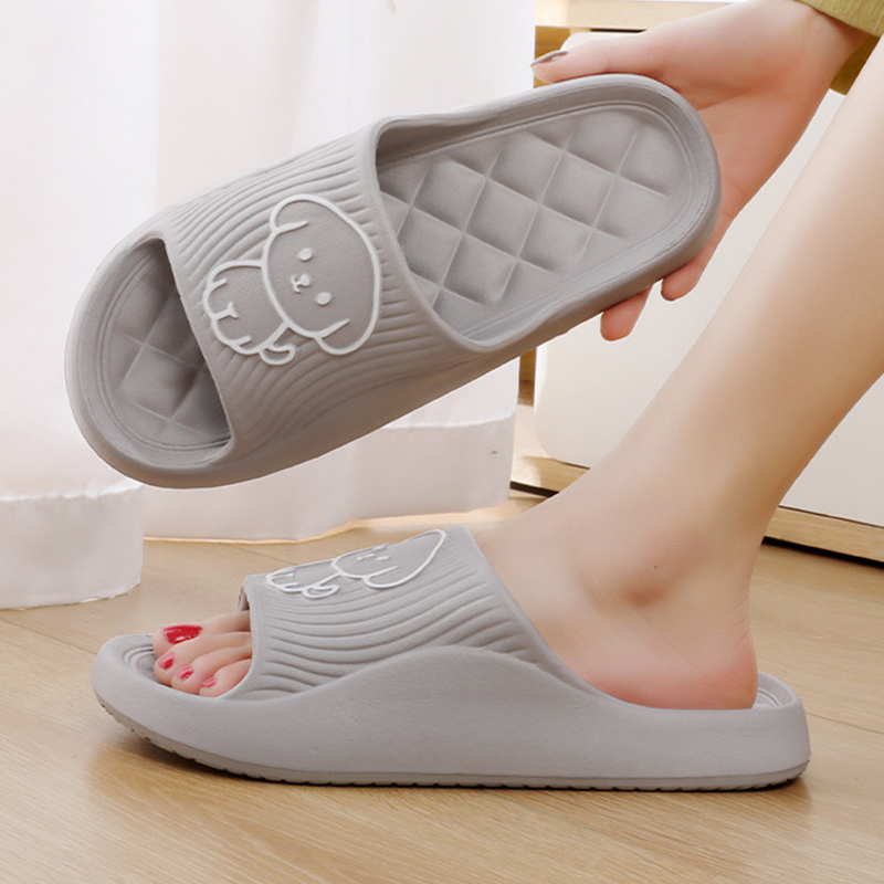 Zapatillas de Perro Animado Colorido Solido para Verano - Suaves, Antideslizantes y Cómodas para Hombre y Mujer — imagen 5