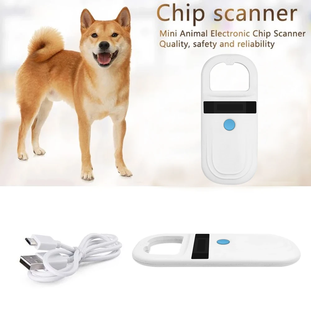 Pet Microchip Scanner ABS High-brightness OLED Display ISO 11784 11785 FDX-B ID64 ID Tag Reader — image 5