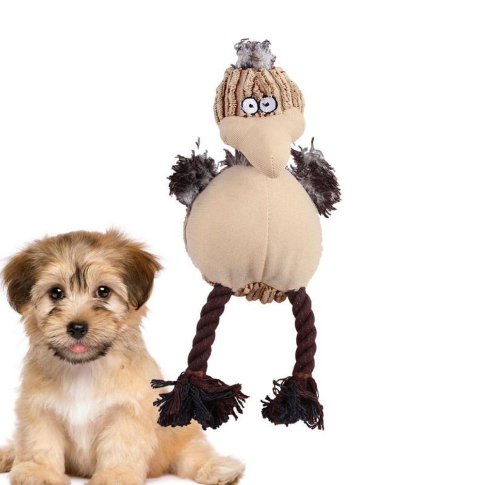 Stuffless Dog Toys Plush Toys For Aggressive Chewers Dog Toys For Aggressive Chewers Puppy Chew Toys Squeaky Plush Dog Toy With — image 2