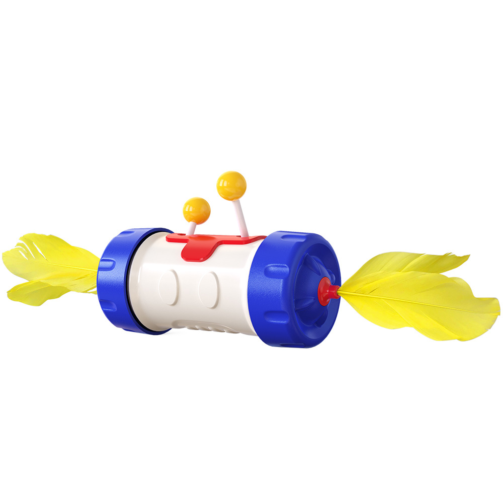New Funny Cat Stick Cat Toy Tumbler Cat Feather Fighting Cat Ball Pet Supplies — image 5