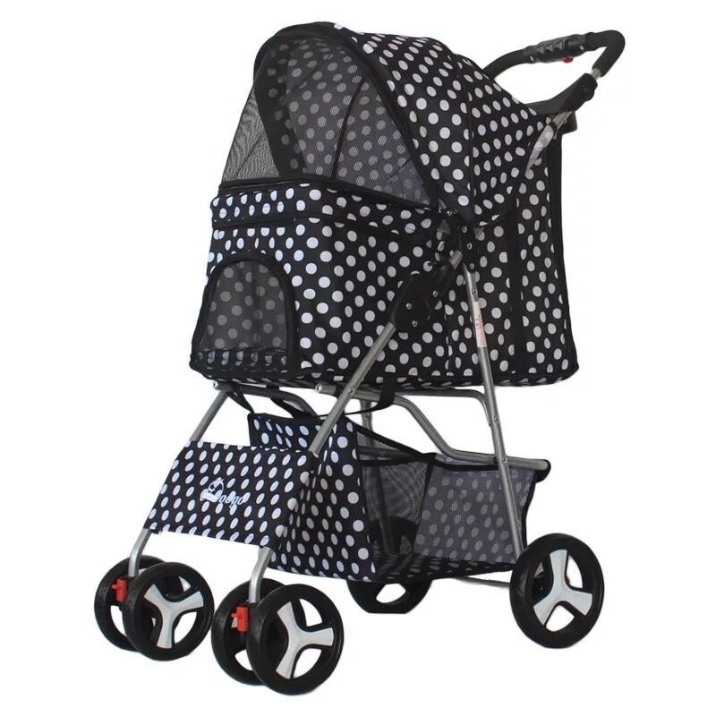 Portable Folding Pet Cart, Cat, Dog, Four Wheel Cart, Pet Out Cart, Teddy Cart, Cat Cart — image 9
