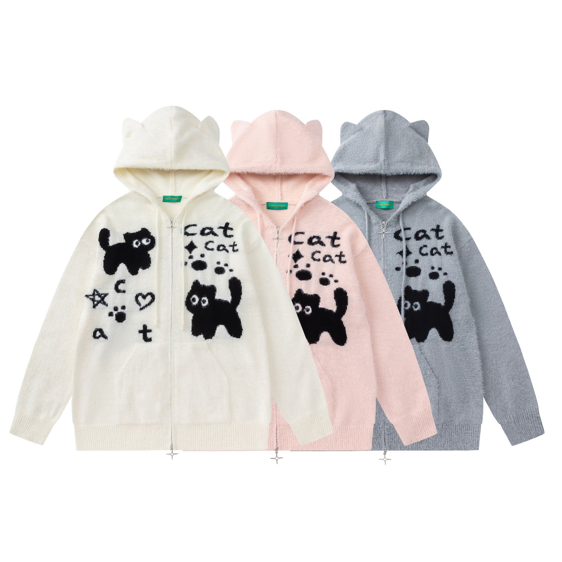 Little black ball cat sweater — image 6