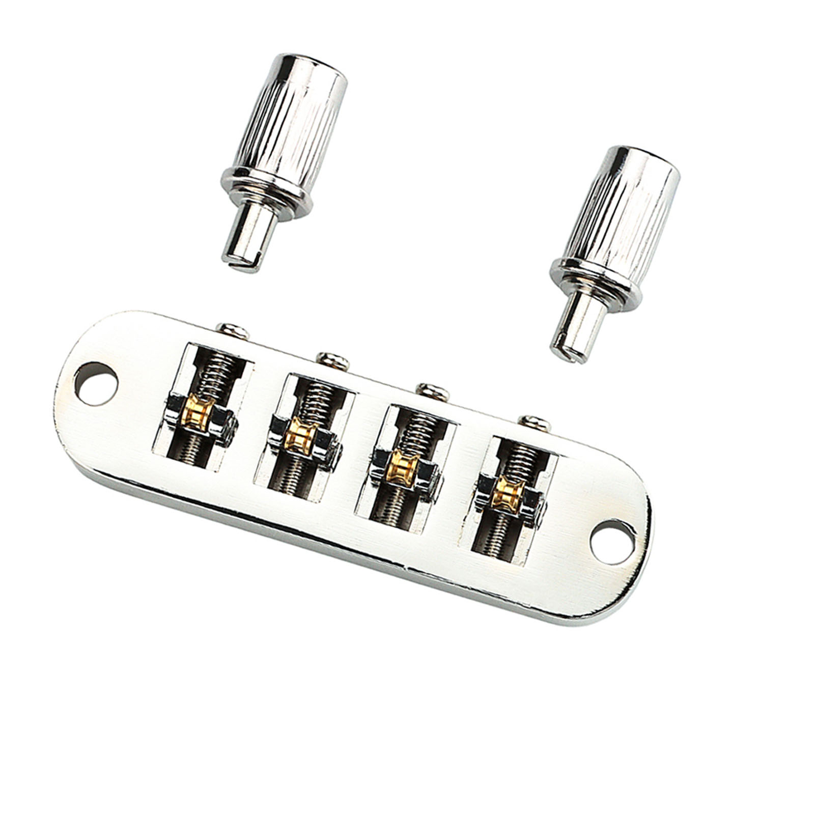 Roller Saddle Bridge Replacement Lightweight 4 String Guitar Bridge For Bass Guitars — image 2
