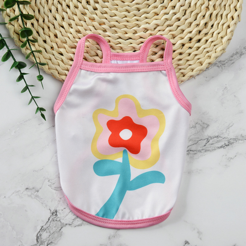 Ropa de mascotas - Camisetas de frutas divertidas con solapas y detalles coloridos para perros — imagen 6